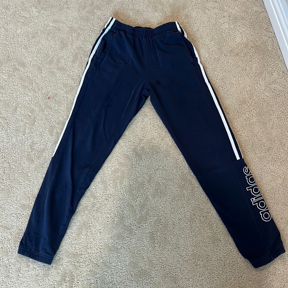 Adidas Mens Jogger Navy Striped sweatpants